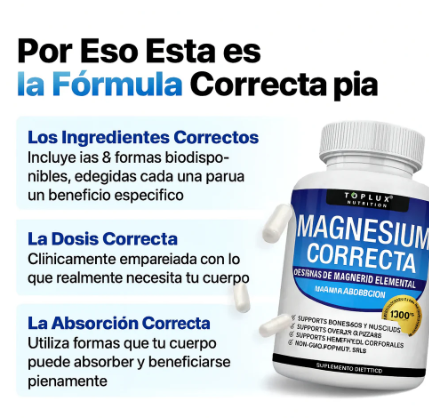 🌟Magnesium Complex - 8 en 1 Equilibrio y Vitalidad en cada cápsula Suplemento Premium