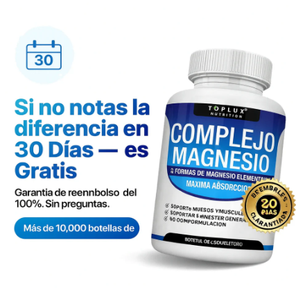 🌟Magnesium Complex - 8 en 1 Equilibrio y Vitalidad en cada cápsula Suplemento Premium